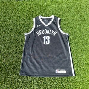 Youth Brooklyn Nets James Harden Nike Black Swingman Jersey - Icon Edition